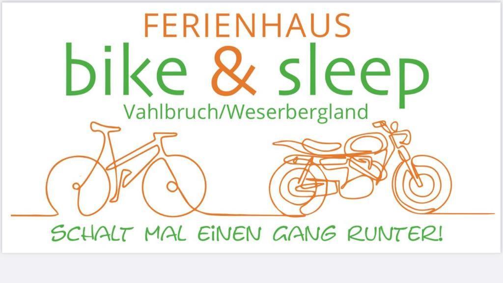 Bike & Sleep Weserbergland Ferienhaus Vahlbruch Dış mekan fotoğraf